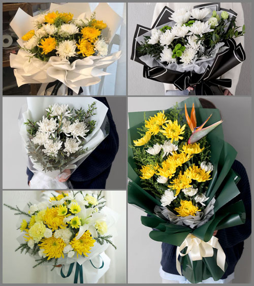 江苏南京高淳区白事花束代送